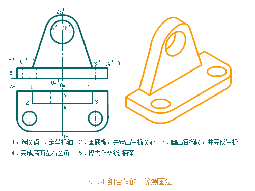 机械制图基础-75、组合体的正等测